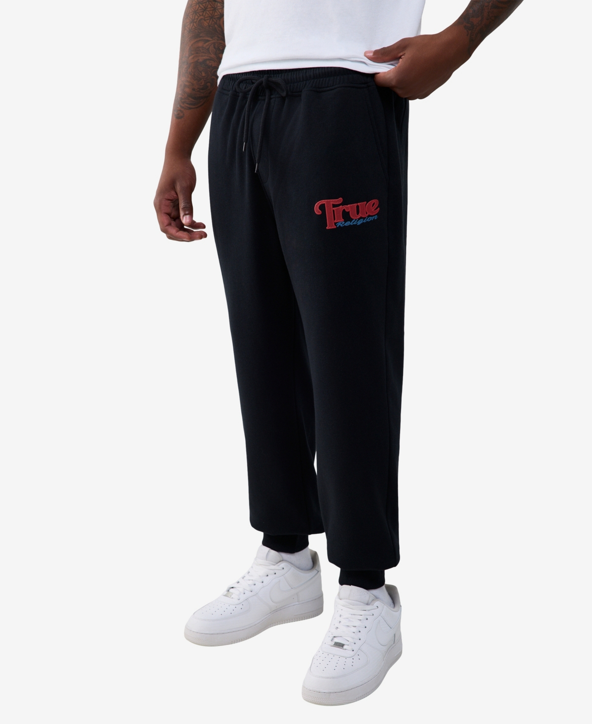 True Religion Men's Usa Logo Joggers Pants