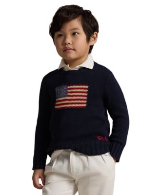 Toddler and Little Boys The Iconic Flag Sweater