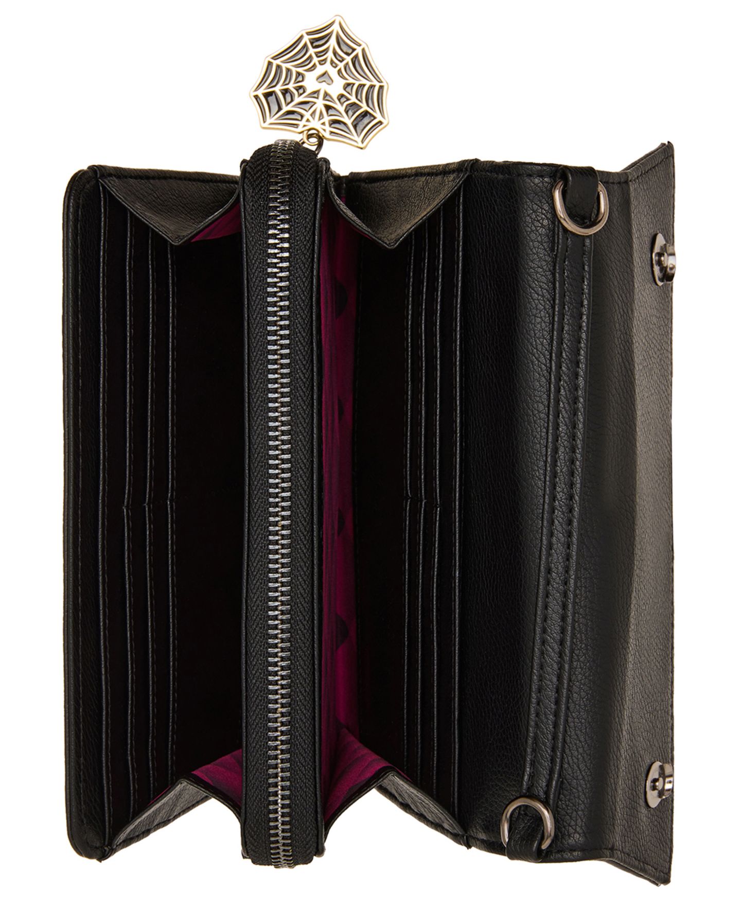 Женская сумка Betsey Johnson Boo Breakfast Mini Crossbody Handbag, цвет: Чёрный разноцветный — фото 4