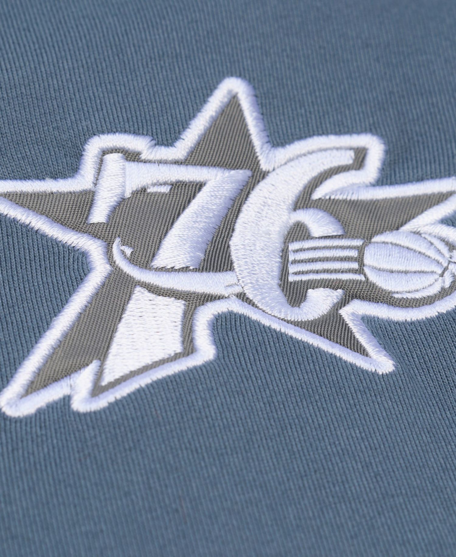 Men's Gray Philadelphia 76ers Thunderstorm Short Sleeve T-Shirt
