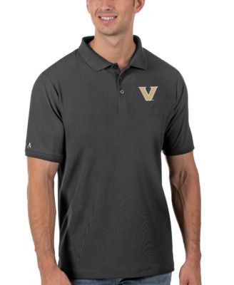 Men's Steel Vanderbilt Commodores Legacy Pique Polo Shirt