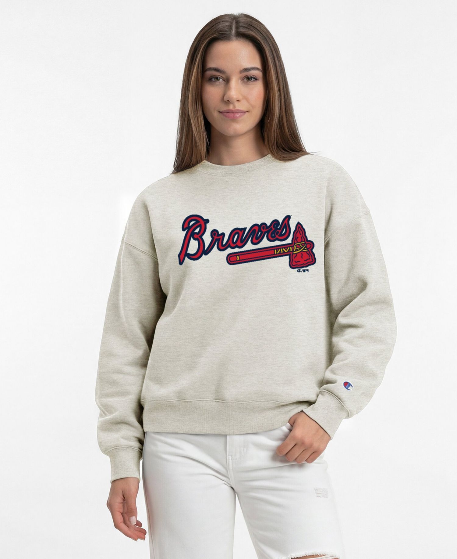 Women's Atlanta Braves All-Star Relaxed-Fit Midweight Sweatshirt
