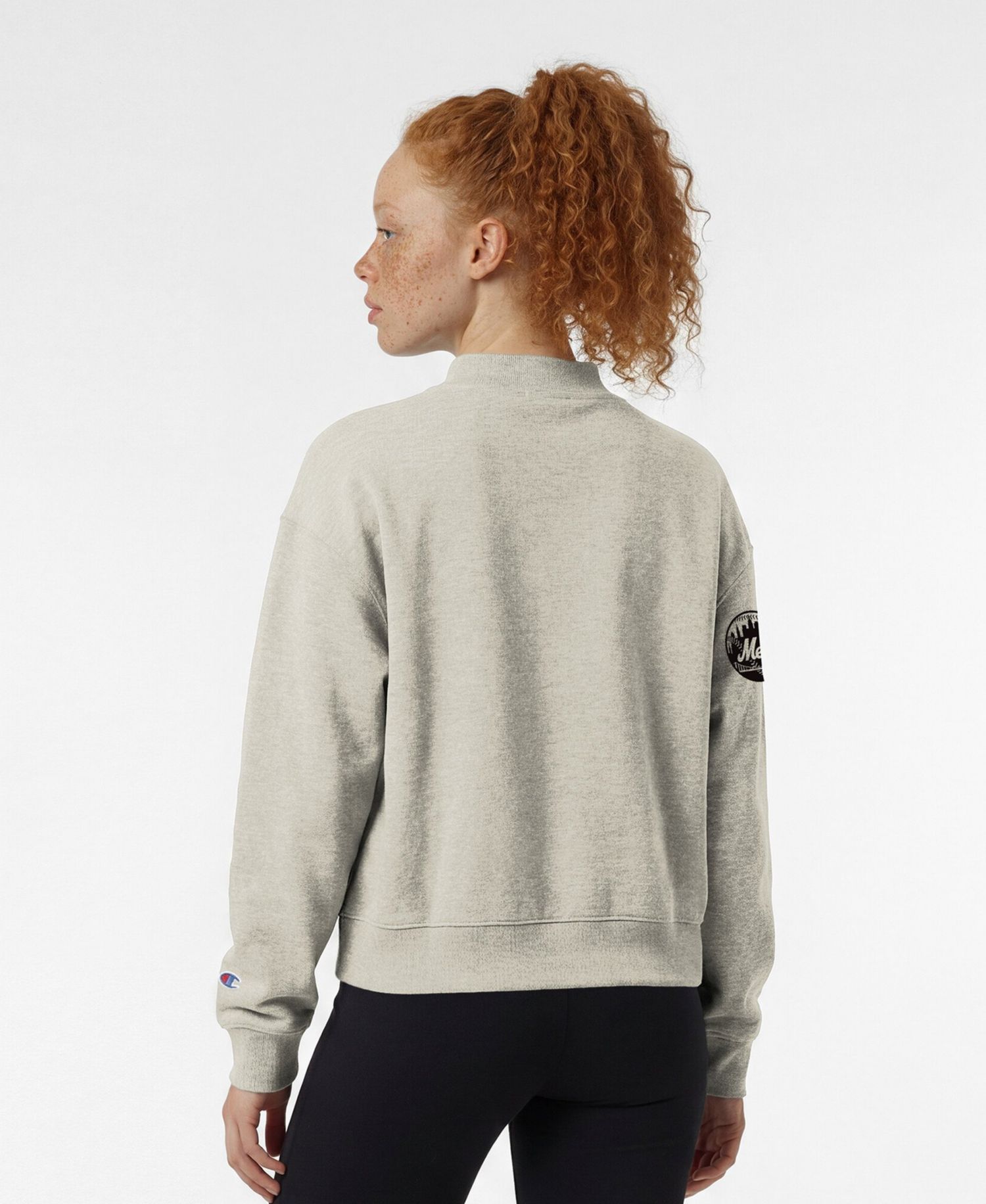 Women's New York Mets Triumph Tri-Blend Fleece Graphic Sweatshirt
