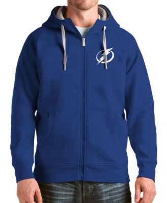 Men's Blue Tampa Bay Lightning Logo Victory Full-Zip Hoodie