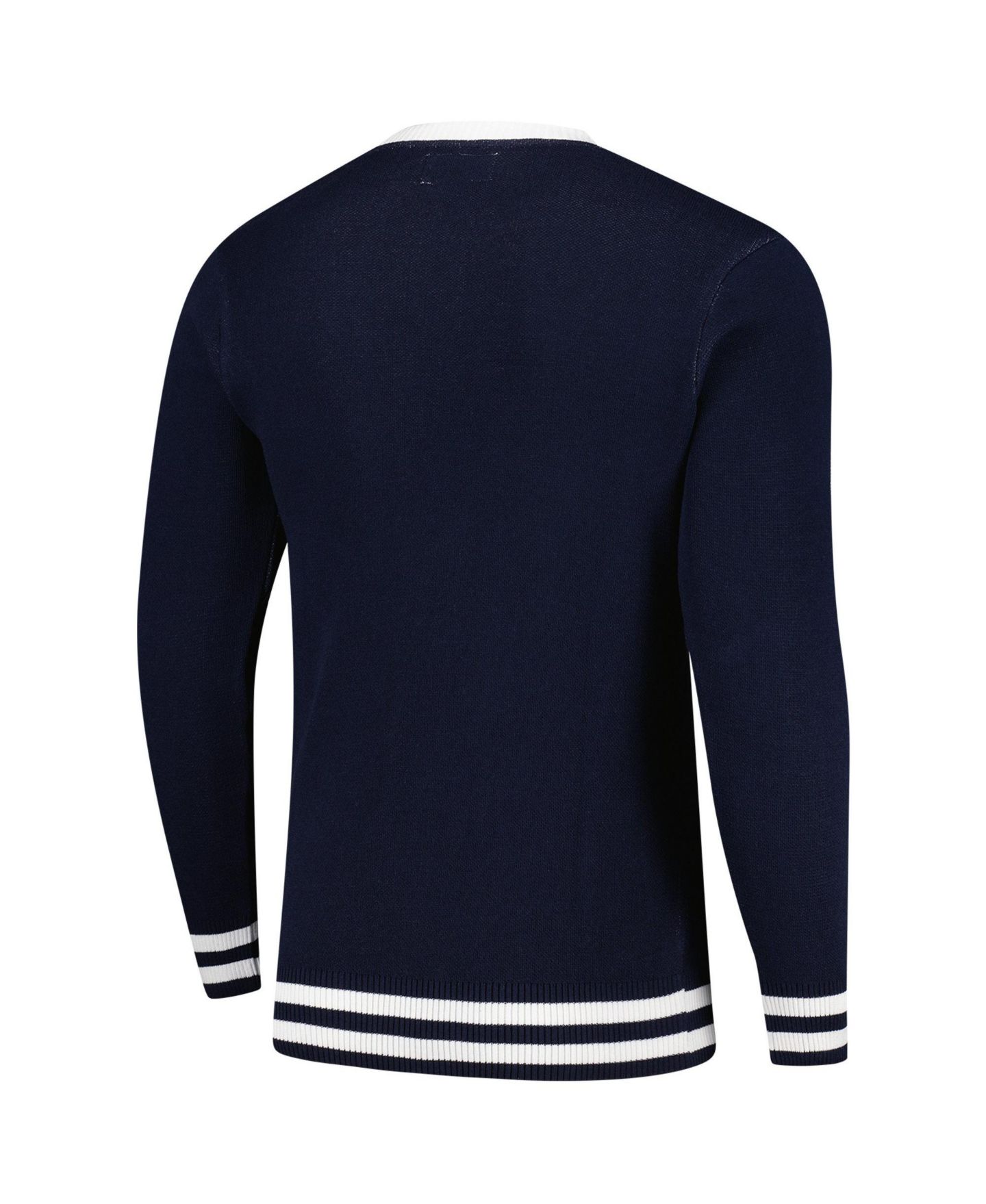 Мужской свитер Uscape Apparel and Navy Auburn Tigers Renew Knit Vintage Pullover — фото 3