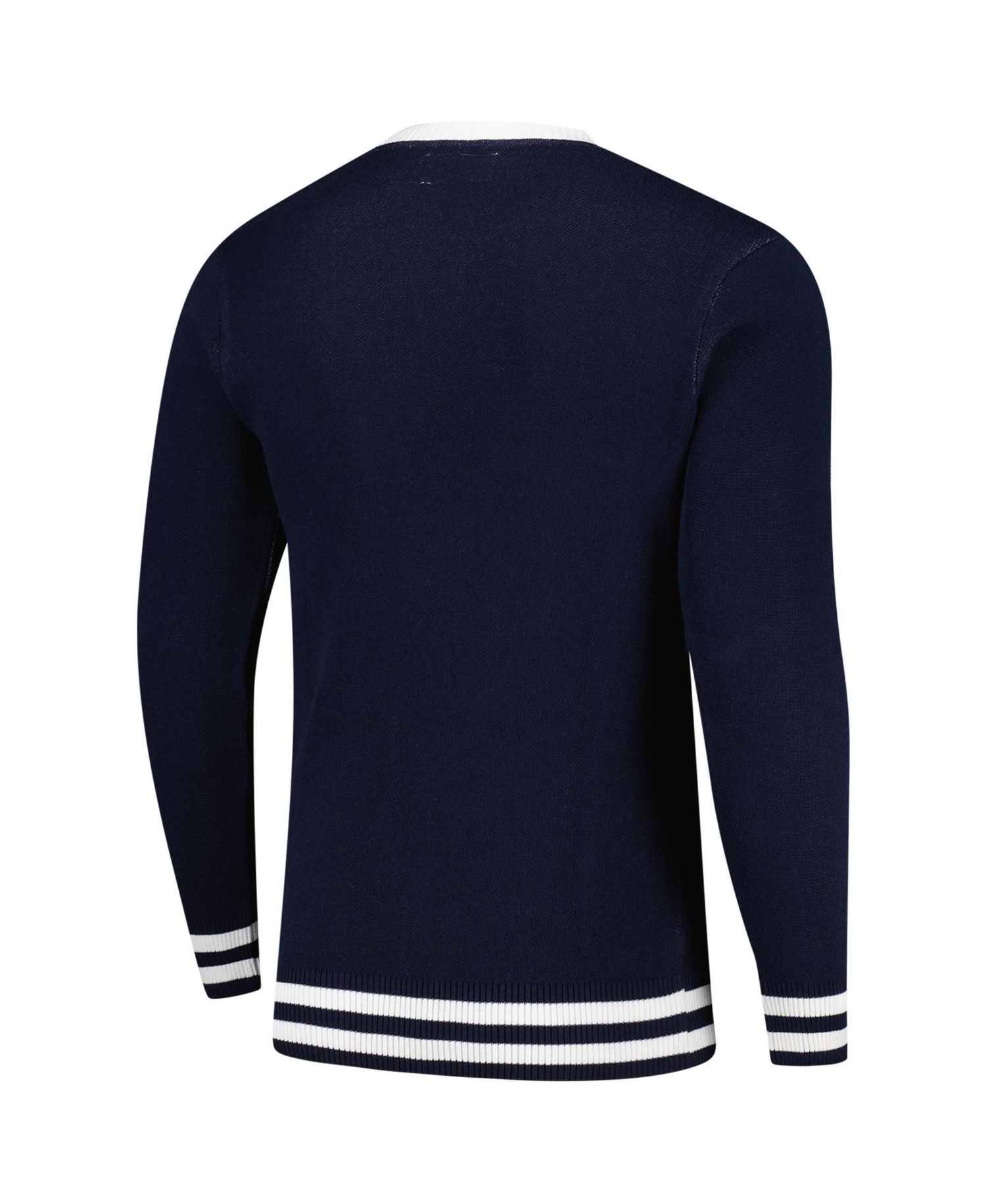 Men's and Women's Navy Auburn Tigers Renew Knit Vintage Pullover Sweater