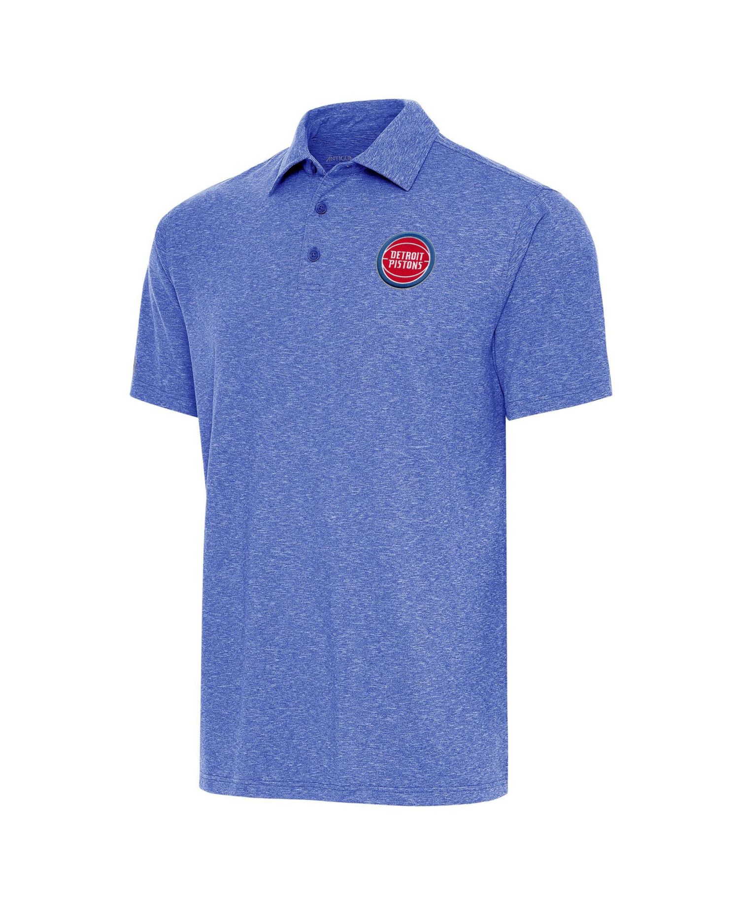 Men's Heather Royal Detroit Pistons Par Polo Shirt