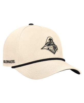 Men's Natural Purdue Boilermakers Vintage Rope Rise Adjustable Hat
