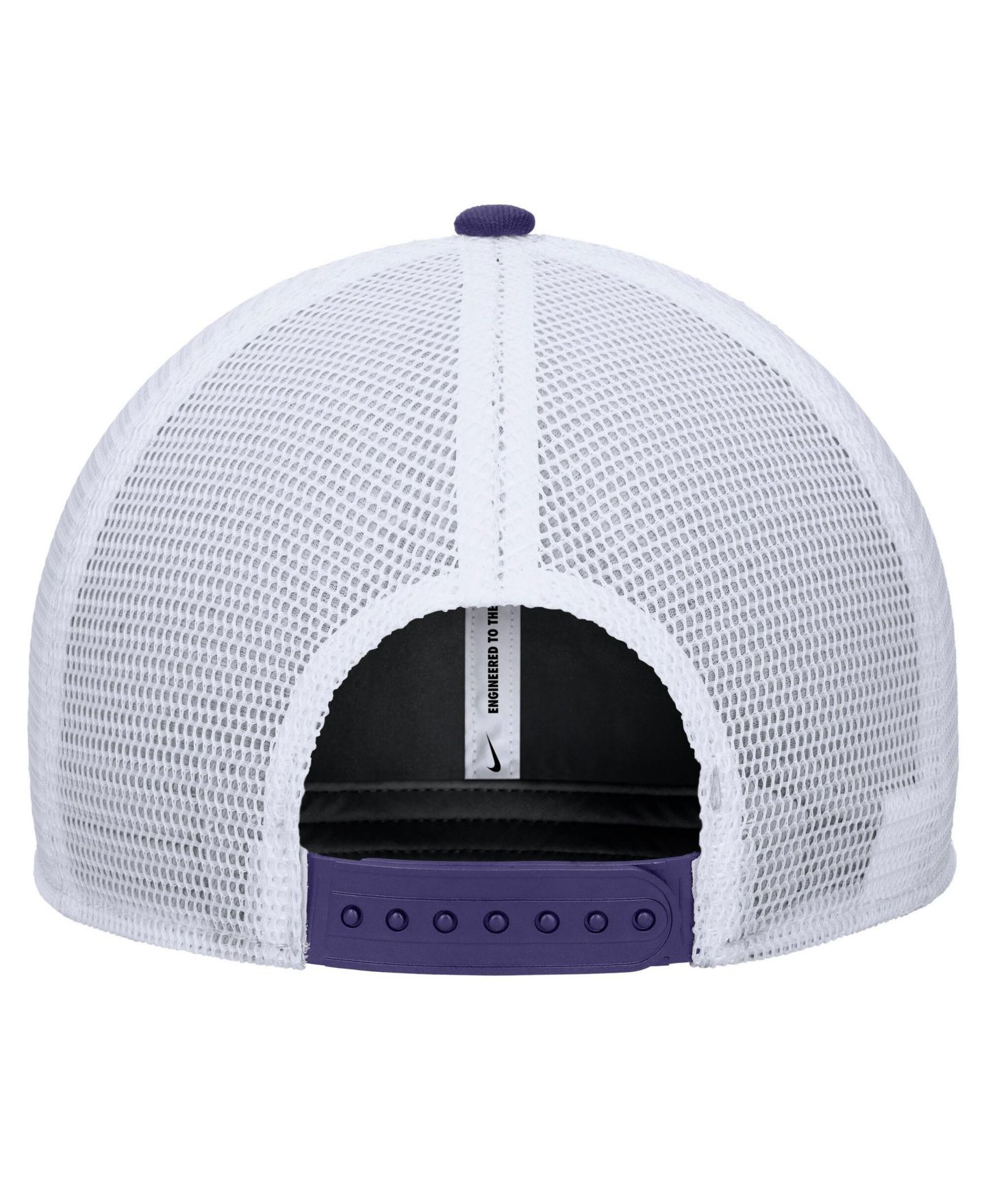 Мужская кепка Nike Purple TCU Horned Frogs Rise Adjustable Trucker Hat — фото 2