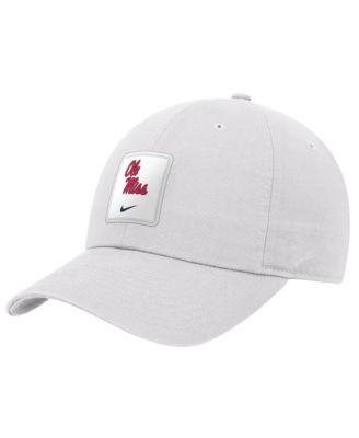 Men's White Ole Miss Rebels 2026 On-Field Club Adjustable Hat