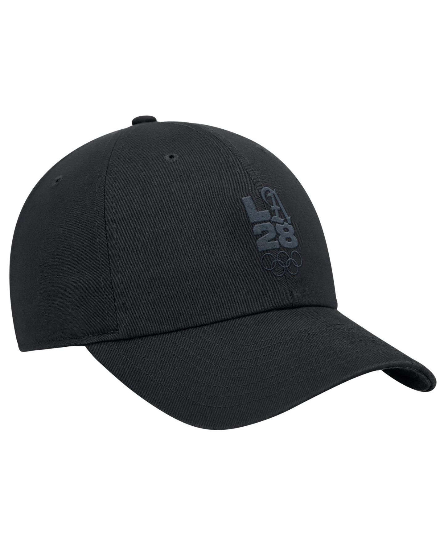 Детская кепка Nike Black LA28 Summer Olympics Script Club Adjustable Hat — фото 2