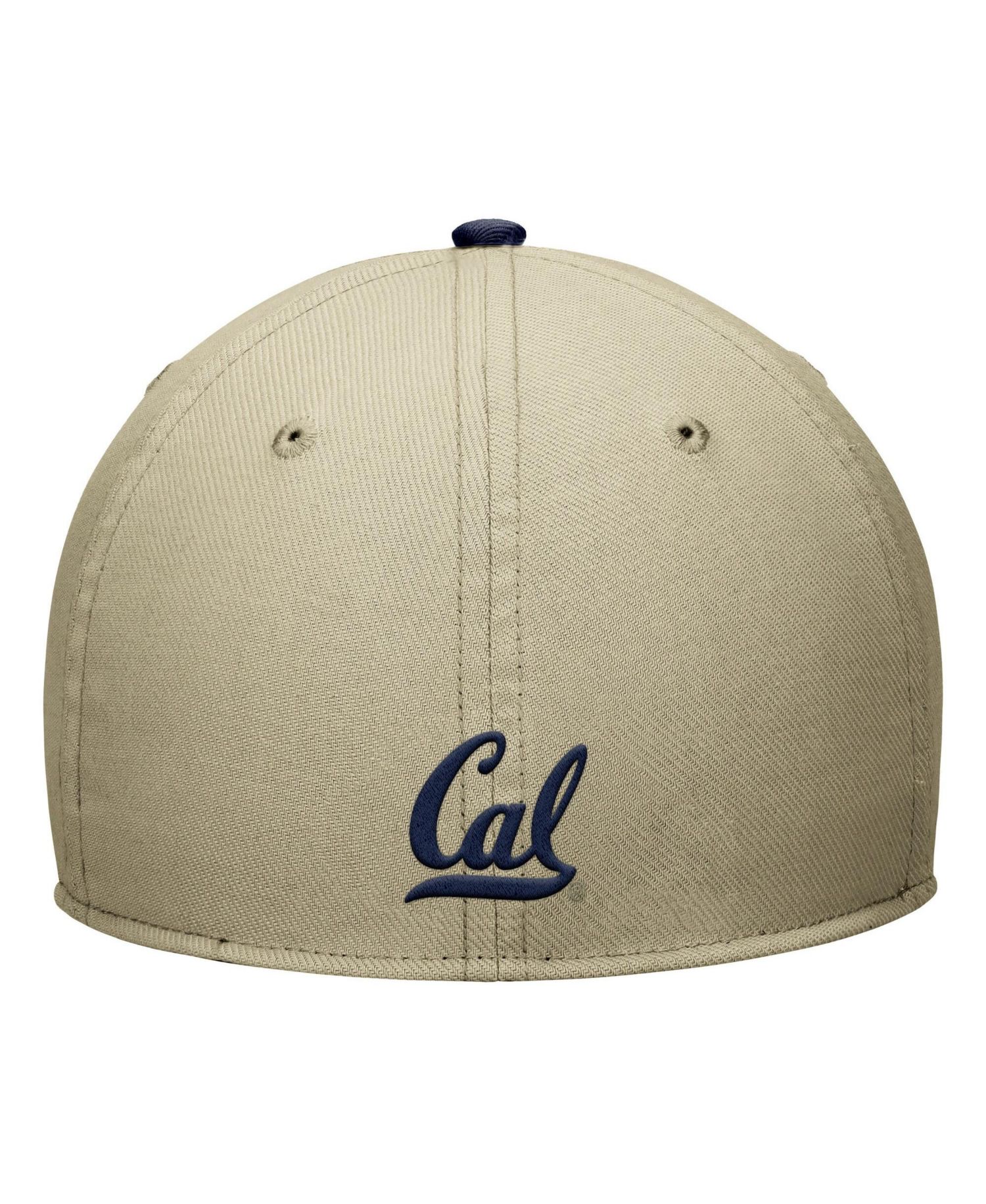 Men's Beige/Navy Cal Bears Dri-FIT SwooshFlex Hat