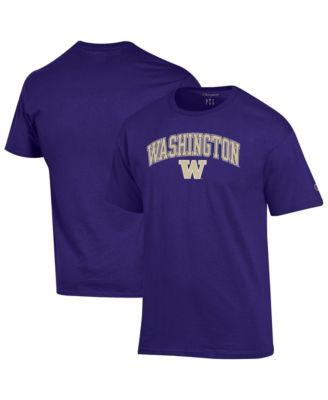 Men's&nbsp;Champion Purple Washington Huskies Arch Over Logo T-Shirt