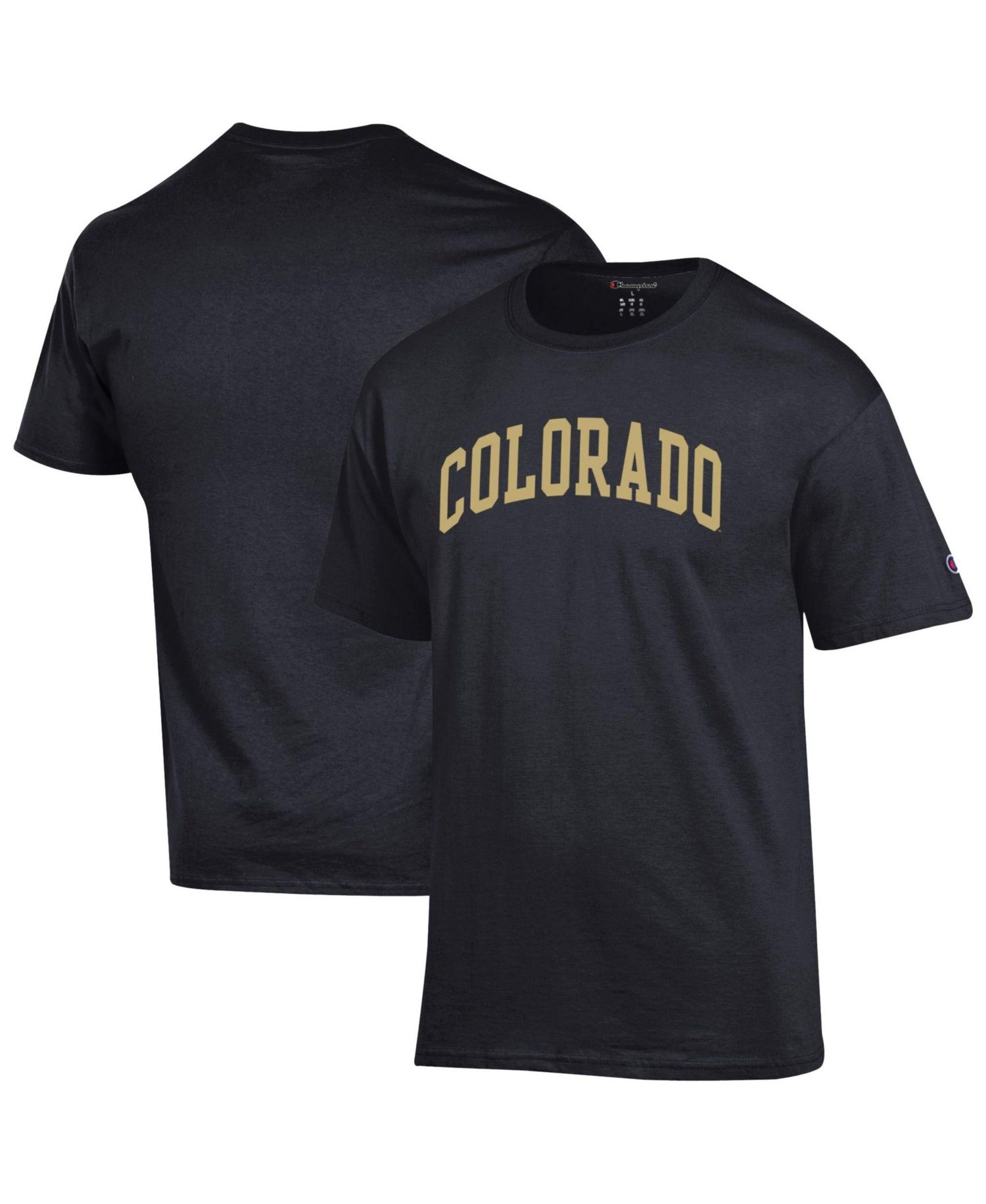 Men's Black Colorado Buffaloes Basic Arch T-Shirt