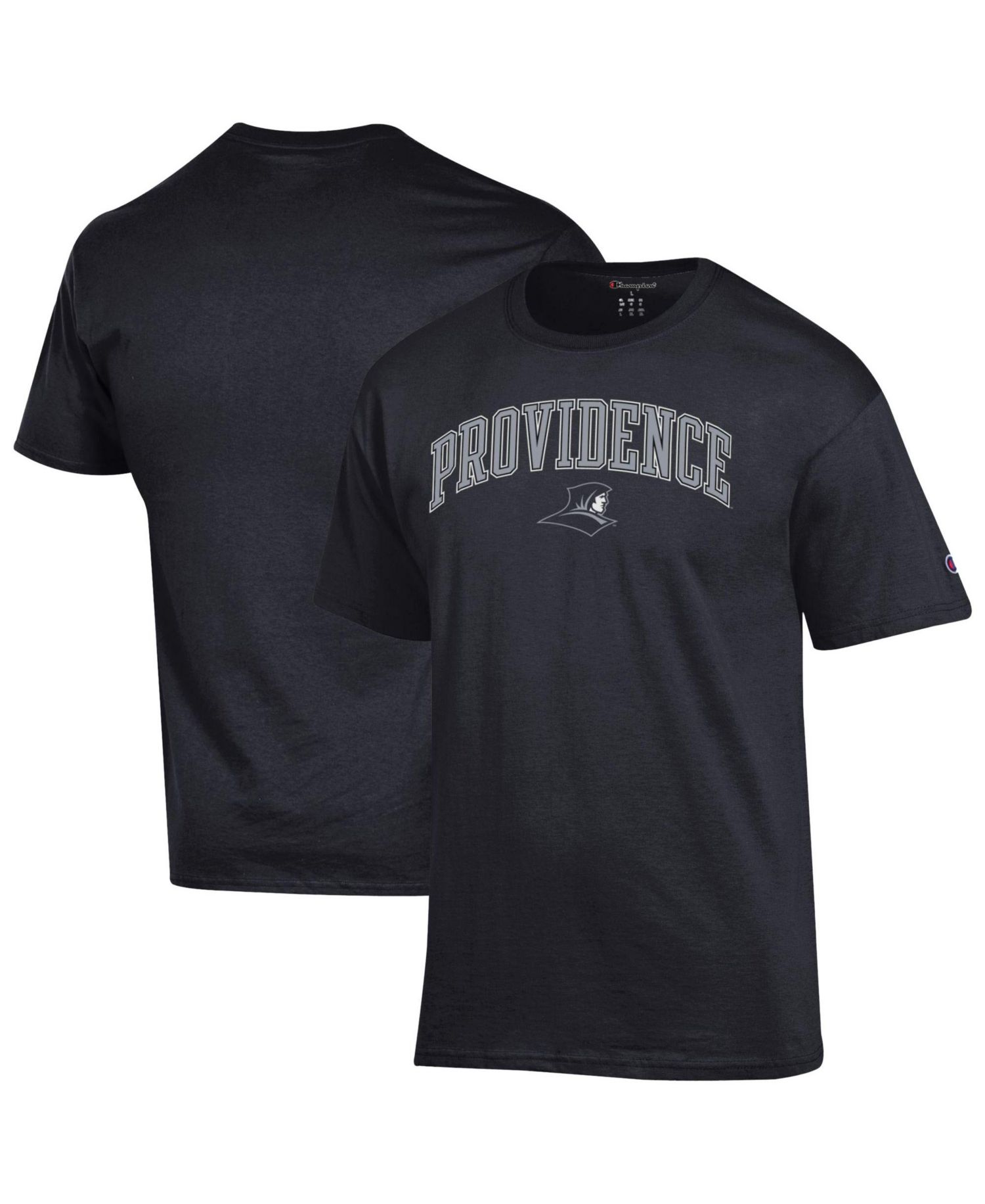 Men's Champion Black Providence Friars Arched Logo T-Shirt