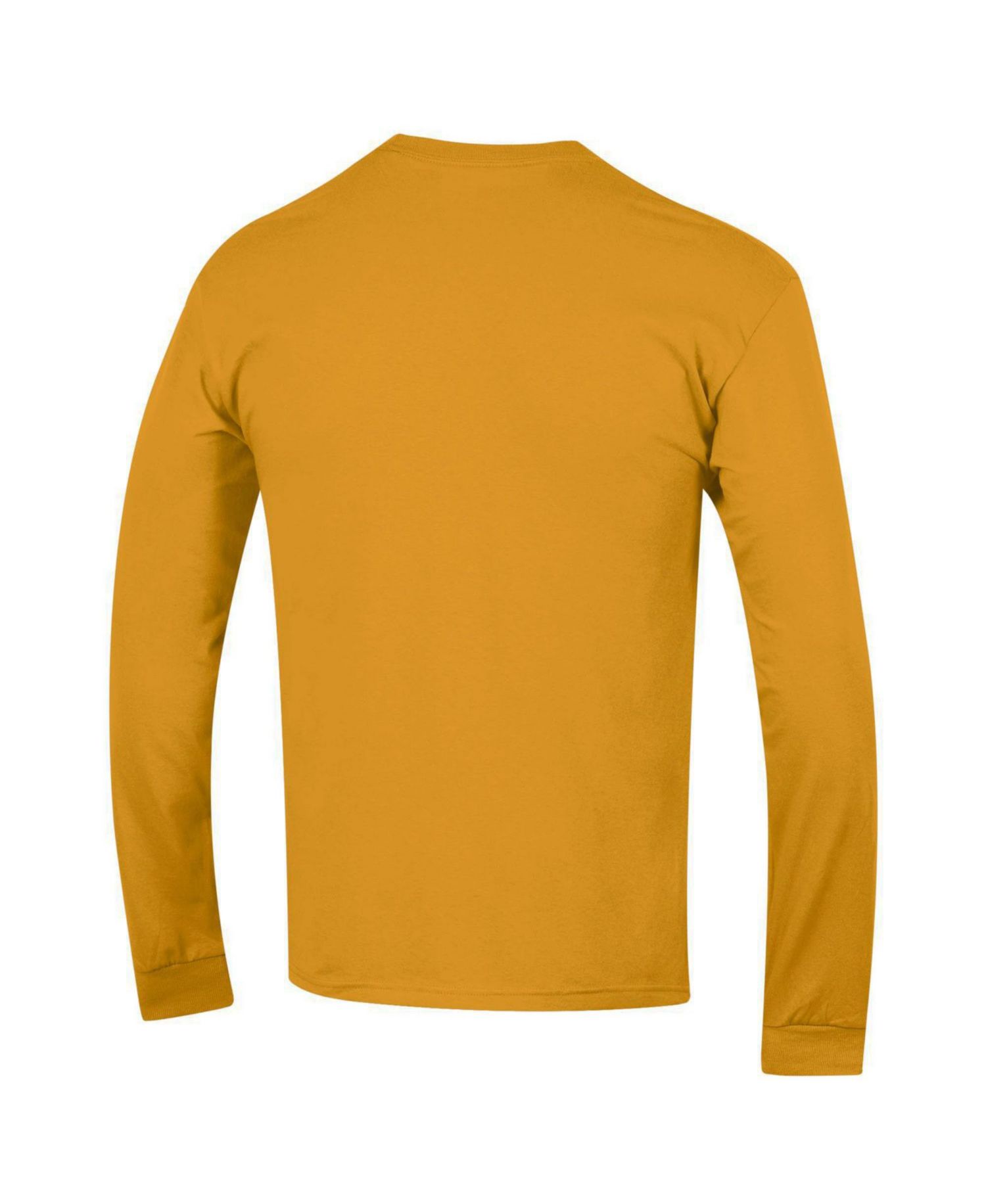Men's Gold LSU Tigers Basic Arch Long Sleeve T-Shirt