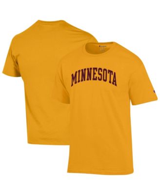 Men's Gold Minnesota Golden Gophers Basic Arch T-Shirt