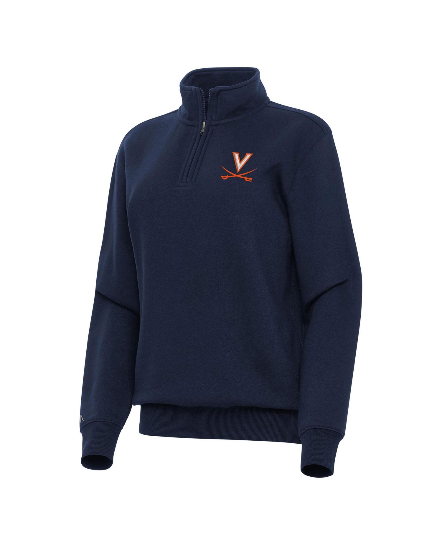 Women's Navy Virginia Cavaliers Victory Quarter-Zip Sweatshirt