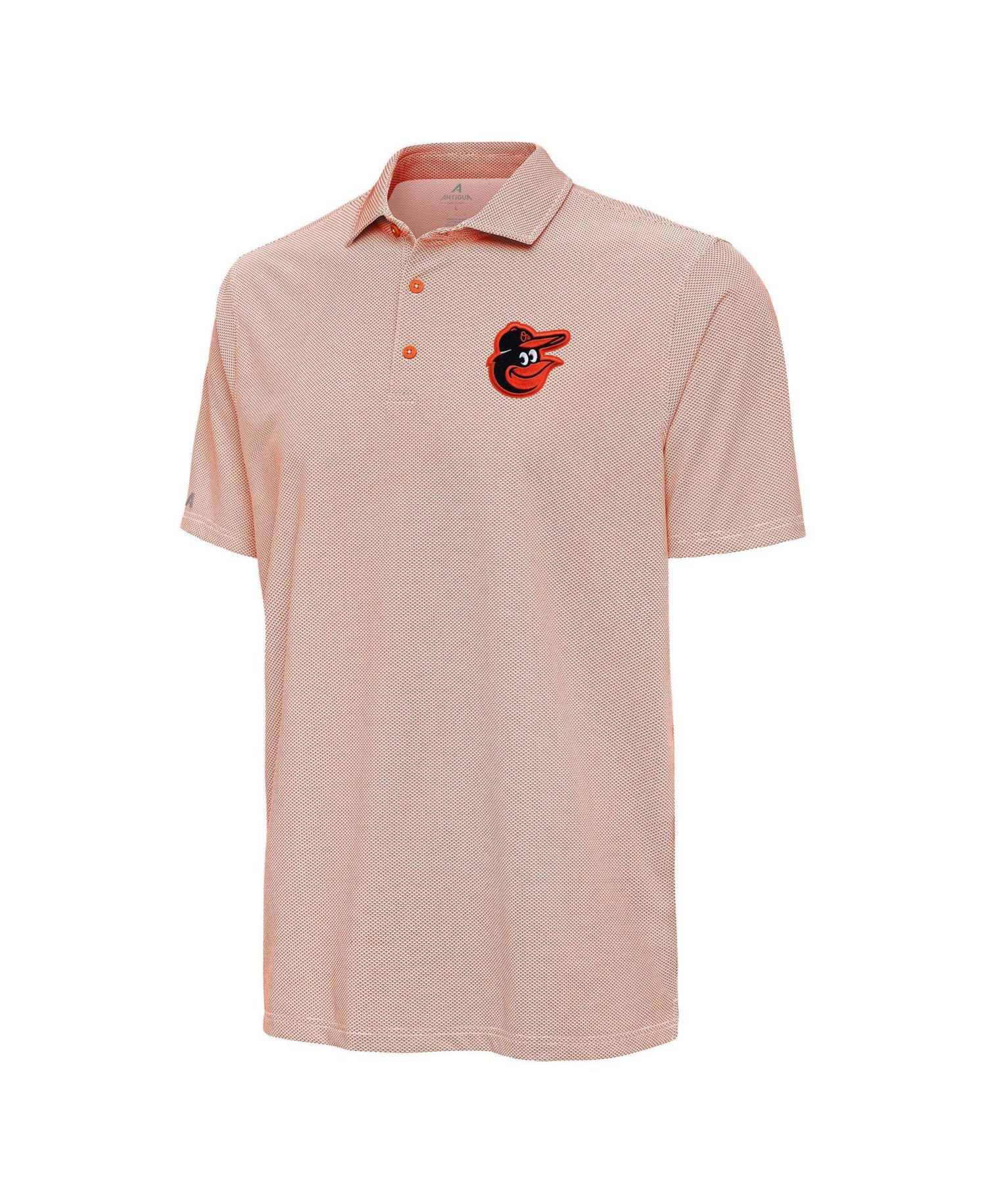 Men's Orange/White Baltimore Orioles Pave Polo Shirt