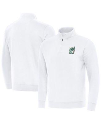 Men's White Mexico National Team Landslide Quarter-Zip Pullover Sweatshirt