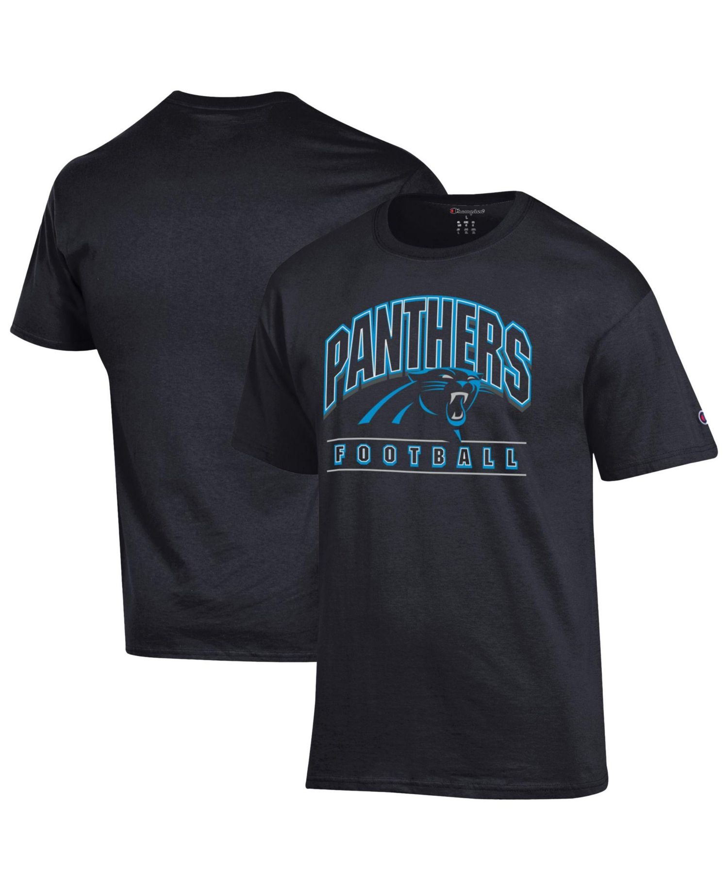 Men's Black Carolina Panthers Football T-Shirt
