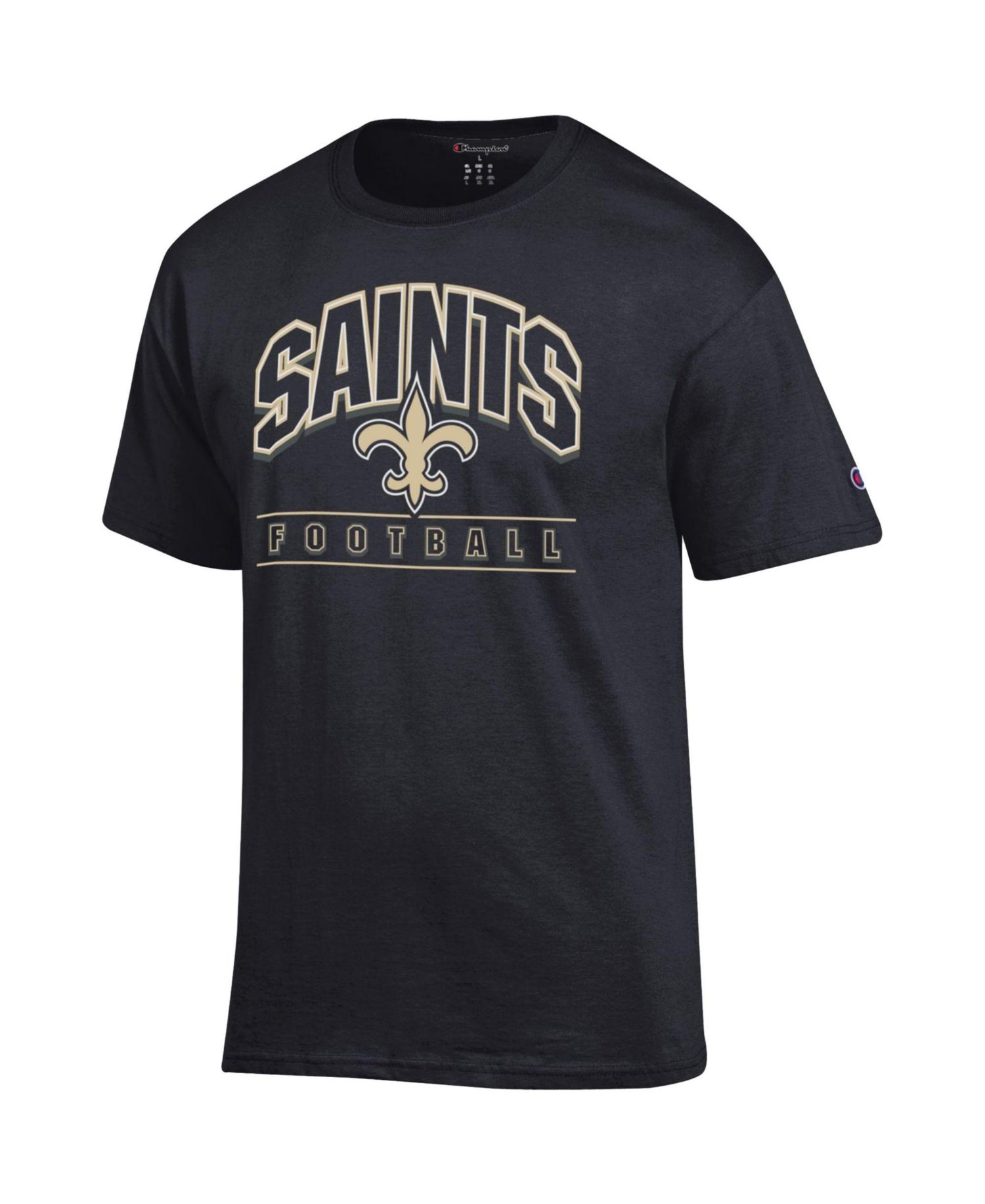 Men's Black New Orleans Saints Football T-Shirt