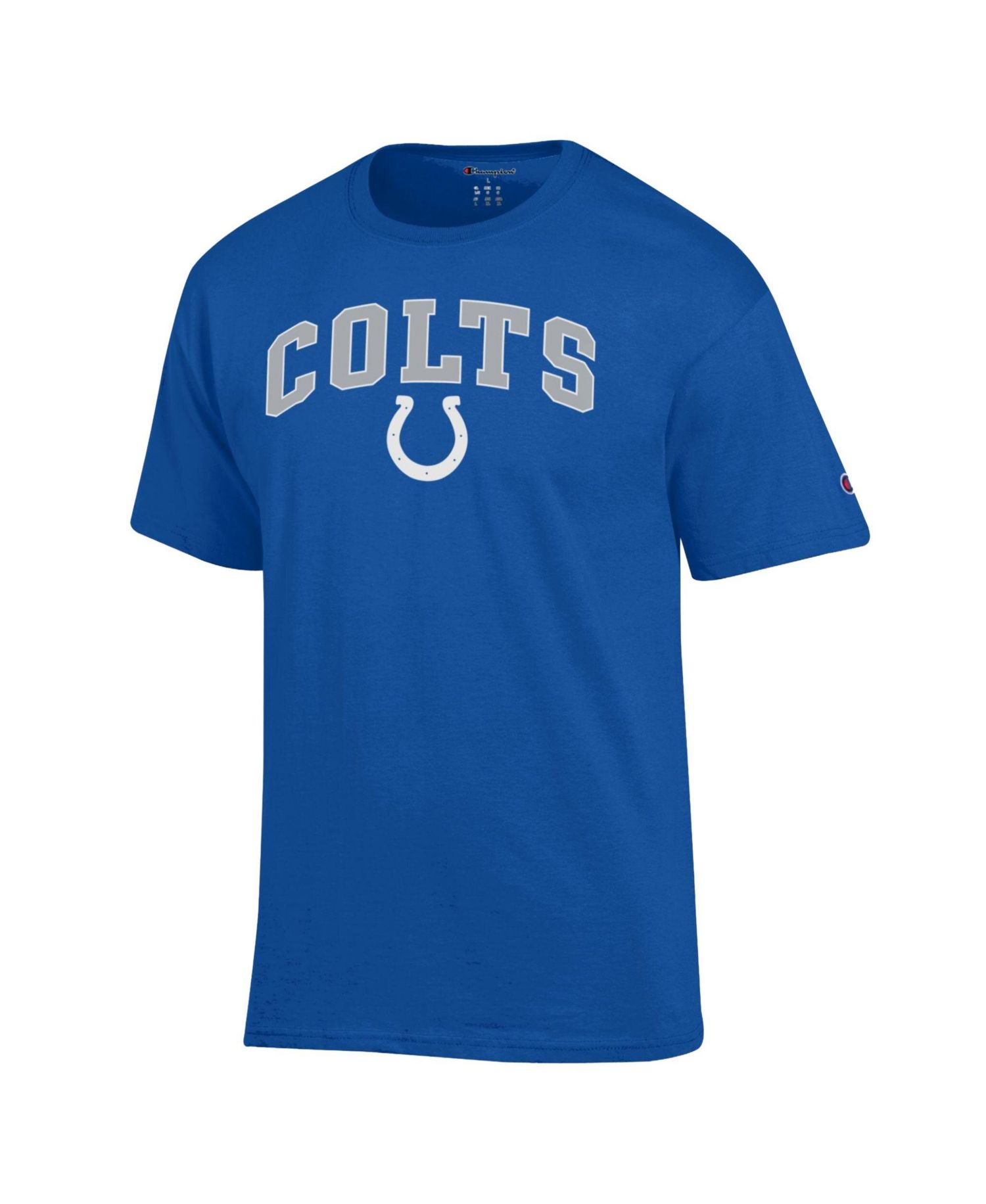 Men's Royal Indianapolis Colts Arch Over Logo T-Shirt