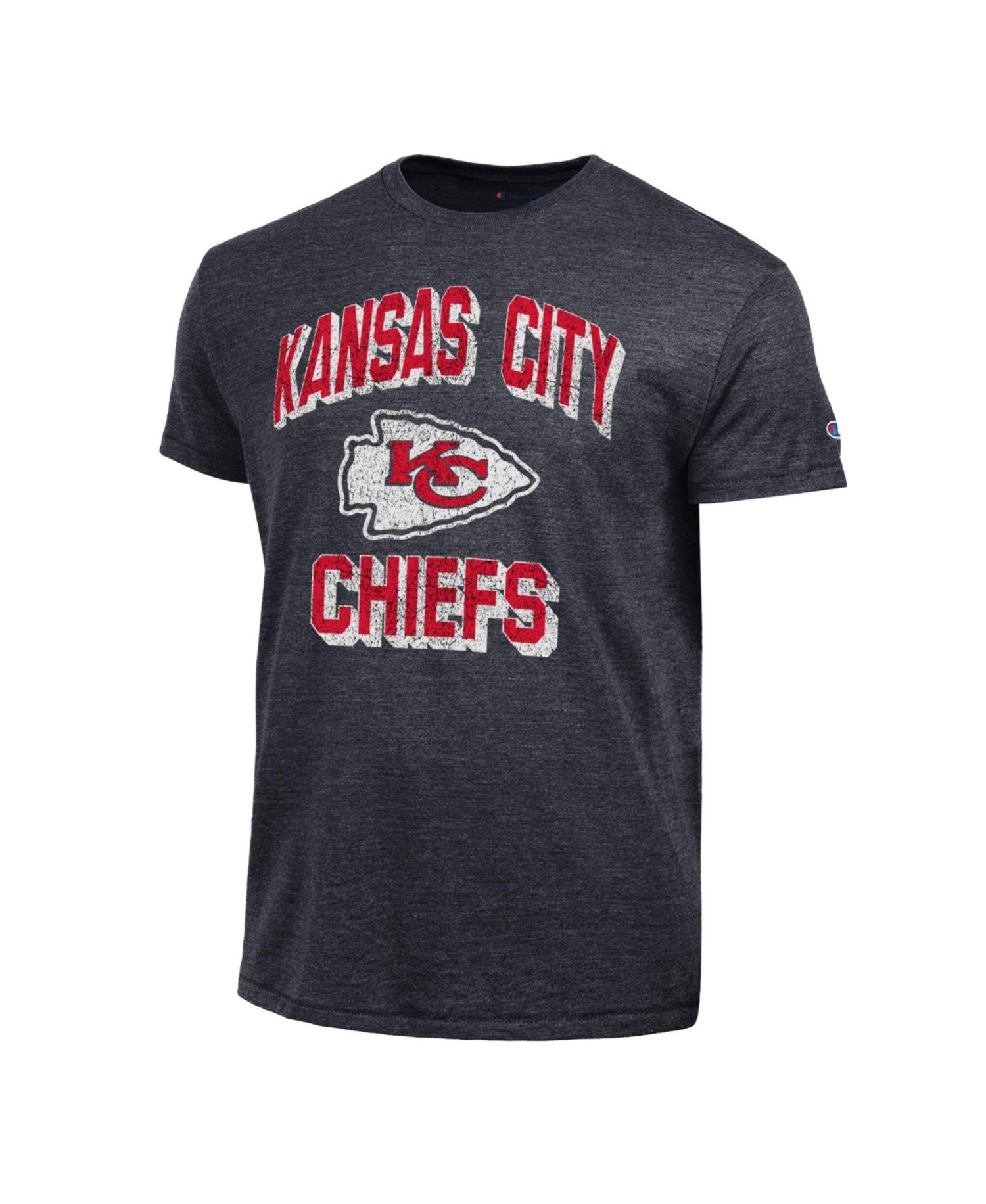 Men's Black Kansas City Chiefs Ultimate Tri-Blend T-Shirt