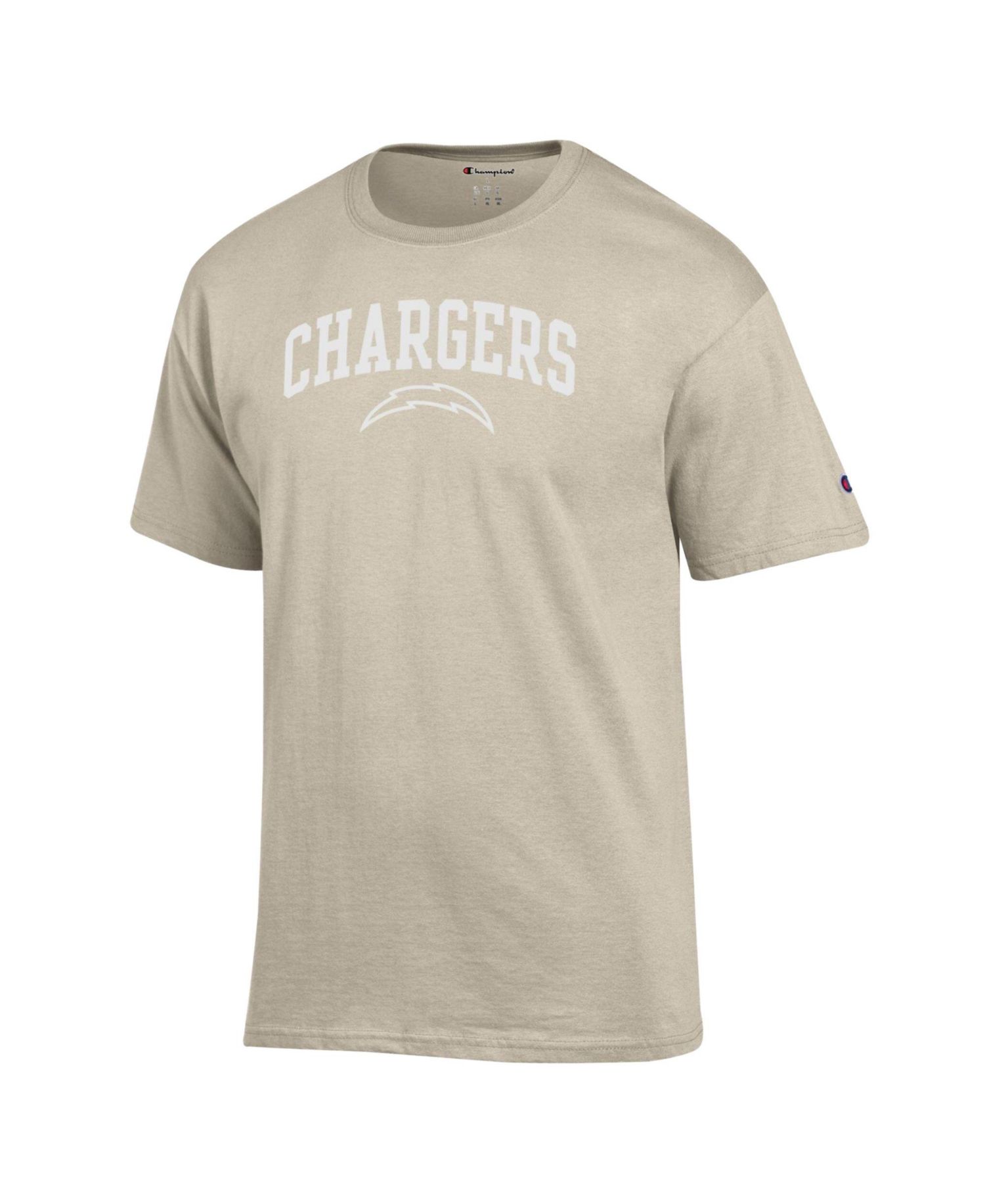 Men's Oatmeal Los Angeles Chargers Jersey T-Shirt