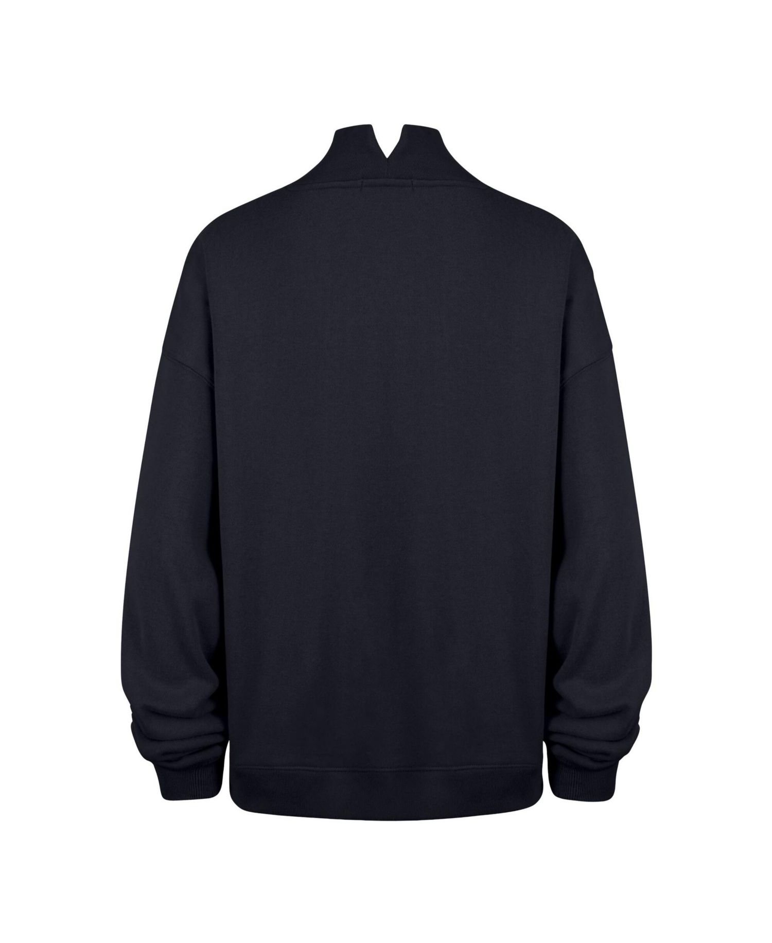 Women's New England Patriots Vantage Oversized Mock Neck Sweatshirt