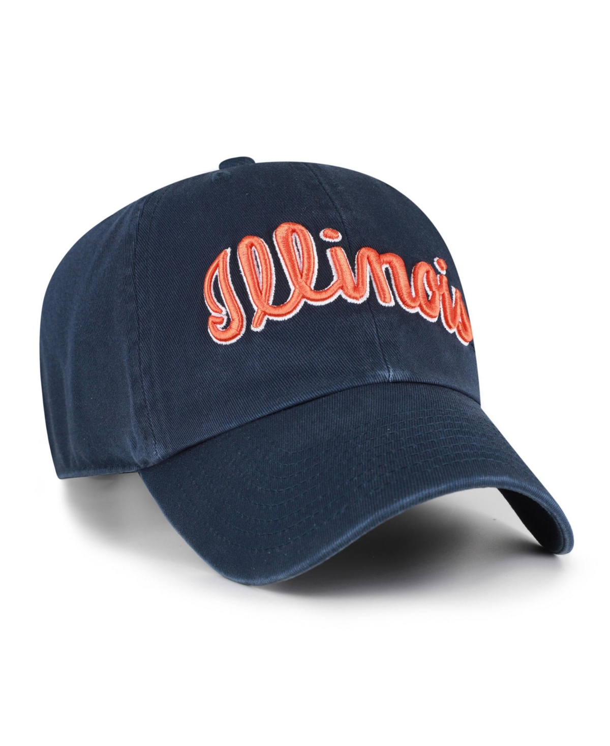 '47 Brand Men's Navy Illinois Fighting Illini Clean Up Adjustable Hat