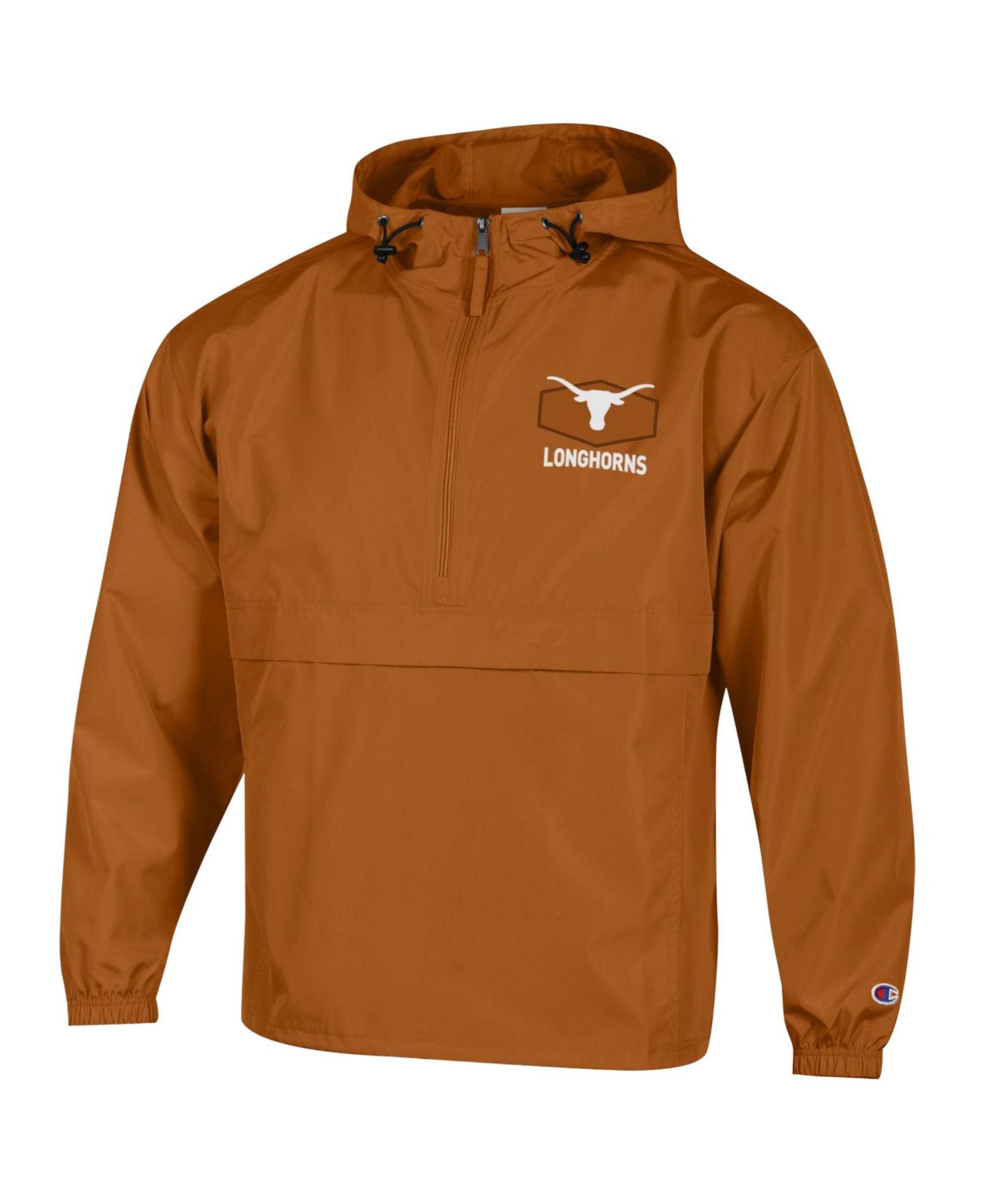 Мужская куртка Champion Texas Orange Texas Longhorns Delay Packable Half-Zip — фото 2