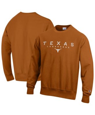 Men's Texas Orange Texas Longhorns Relentless Reverse Weave Sweatshirt
