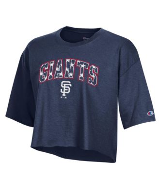 Women's San Francisco Giants Cropped Oversized T-Shirt