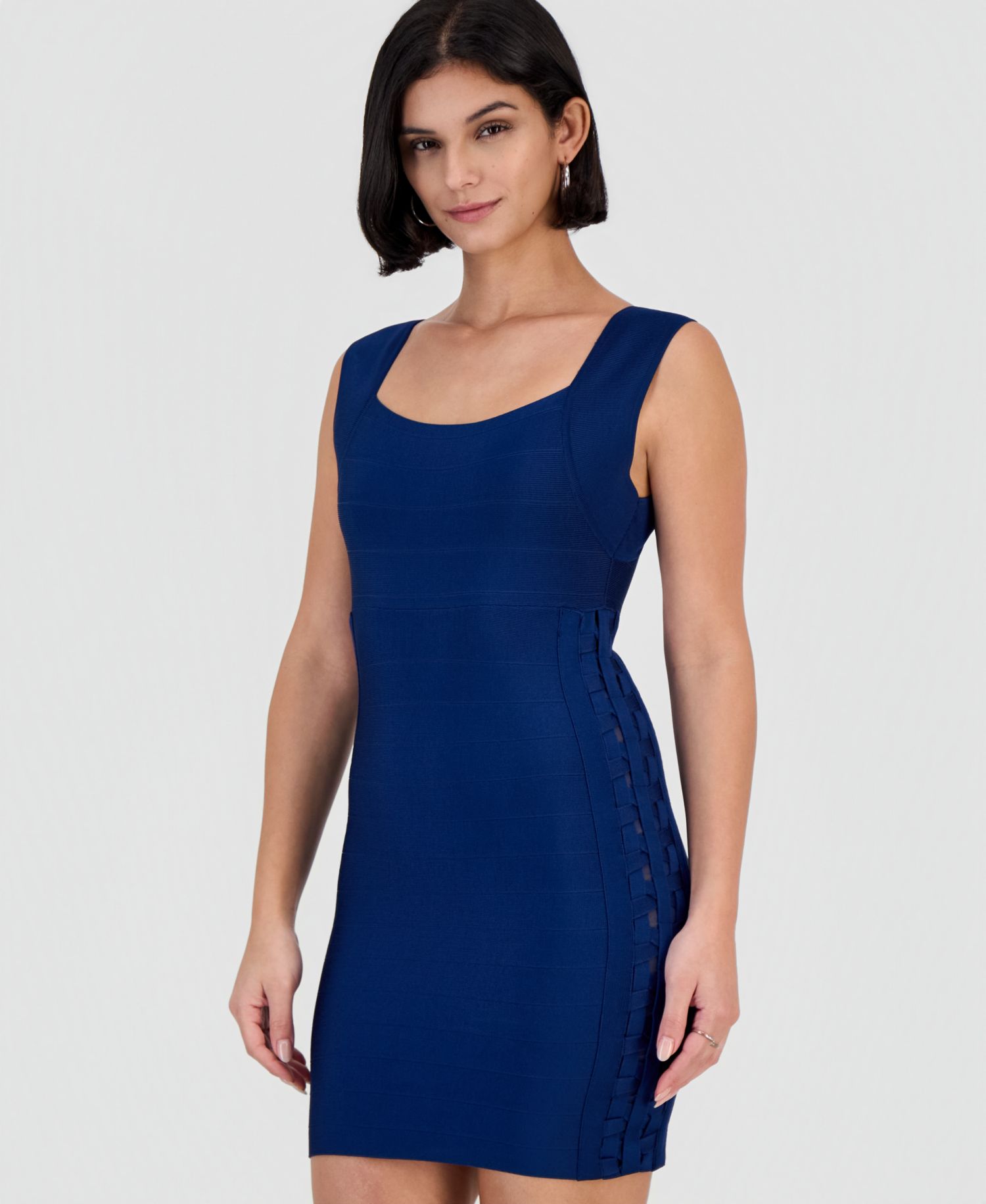 Women's Cara Braided Square-Neck Sleeveless Bandage Dress