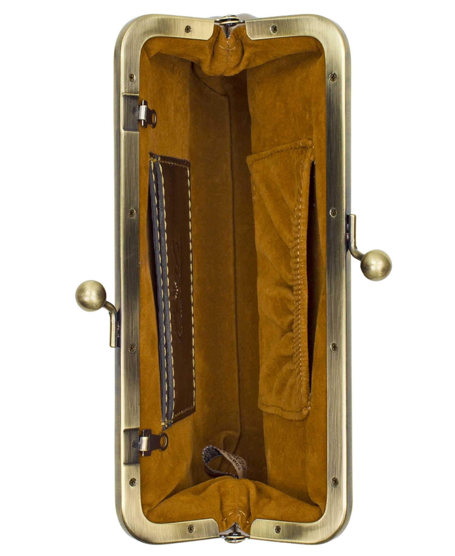 Mini Potenaz Leather Frame Crossbody Bag