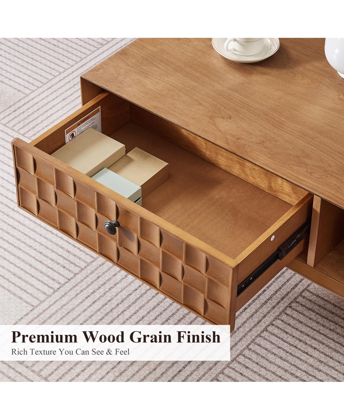 Streamdale Furniture Coffee Table with Storage for Living Room