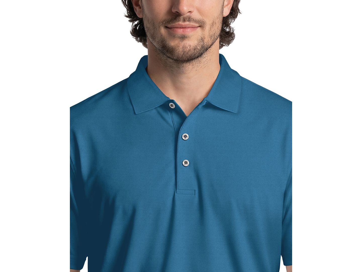 Мужское поло PGA TOUR Apparel Golf Regular-Fit Polo Shirt, цвет: Faience — фото 3