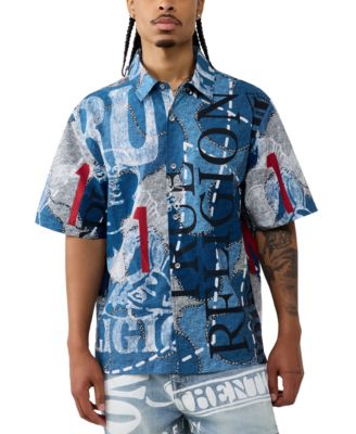 Men's Poplin Print Shirt