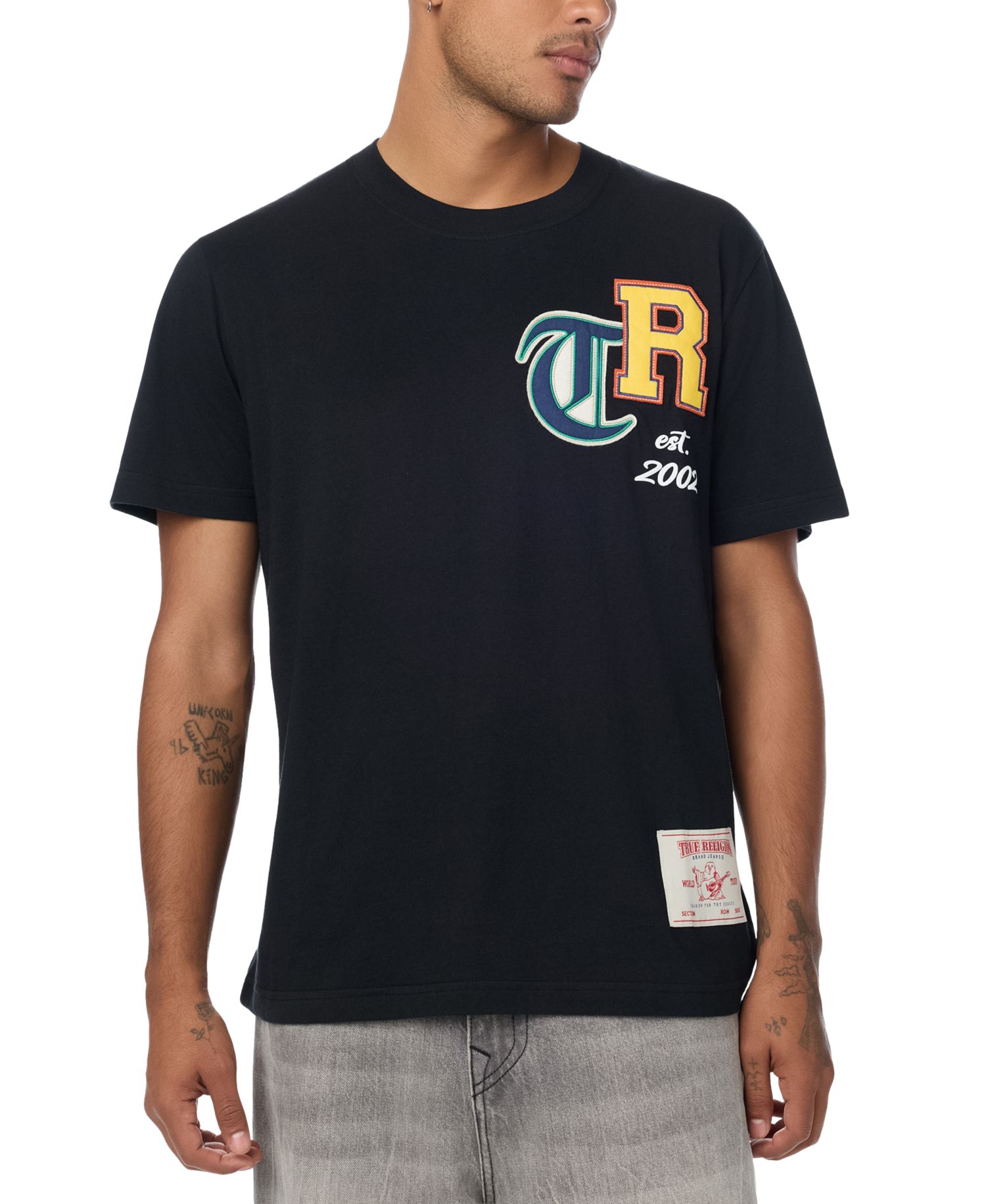 Men's Collegiate Applique Regular-Fit T-Shirt