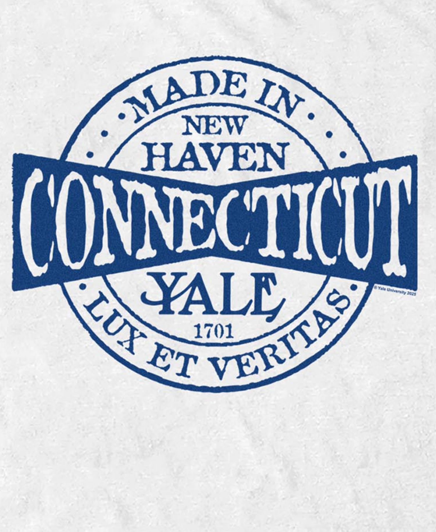 Men's Yale University Made in New Haven Connecticut Established 1701 Graphic T-Shirt