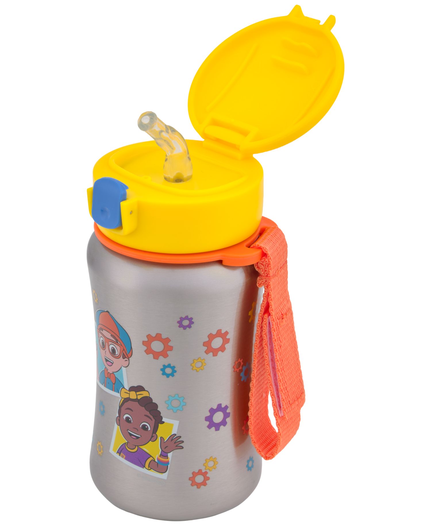 Kids' Blippi and Meekah Stainless Steel Straw Bottle