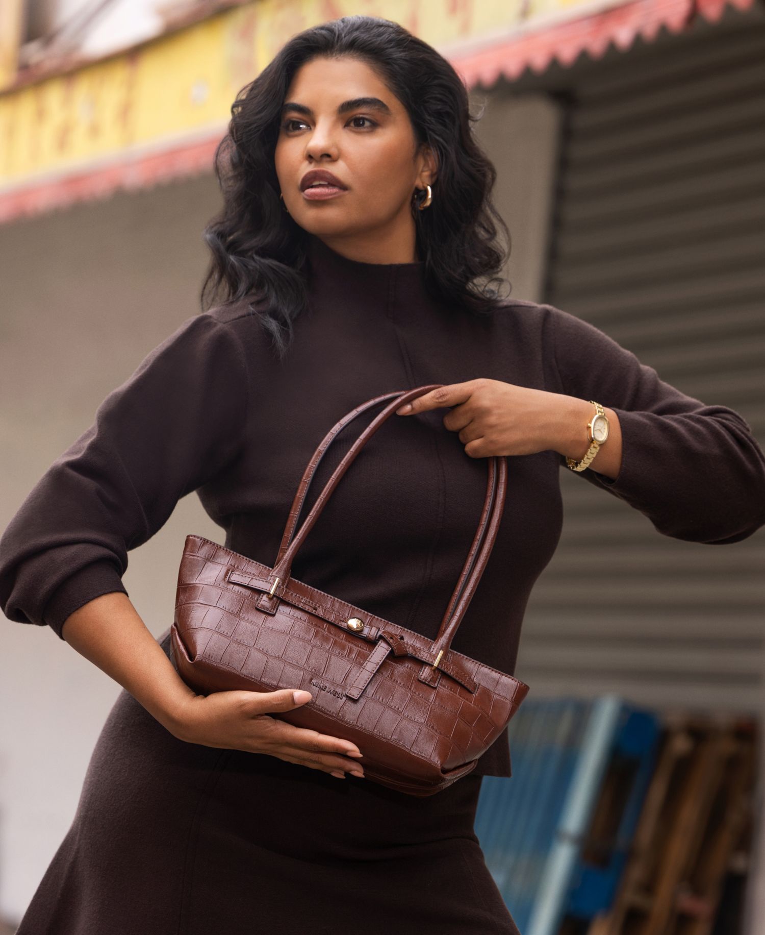 Wilda Large Top Handle Satchel Handbag