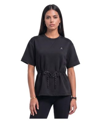 Women's Livet Adjustable Tunique Short-Sleeve Top