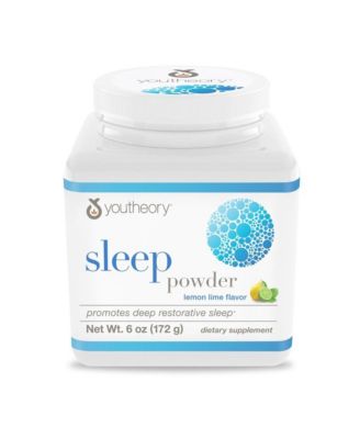 Sleep Nighttime Powder Calm and Relaxation Support Melatonin, Magnesium, L-Theanine and L-Glycine  Dairy, Soy, Gluten Free 6 Ounce