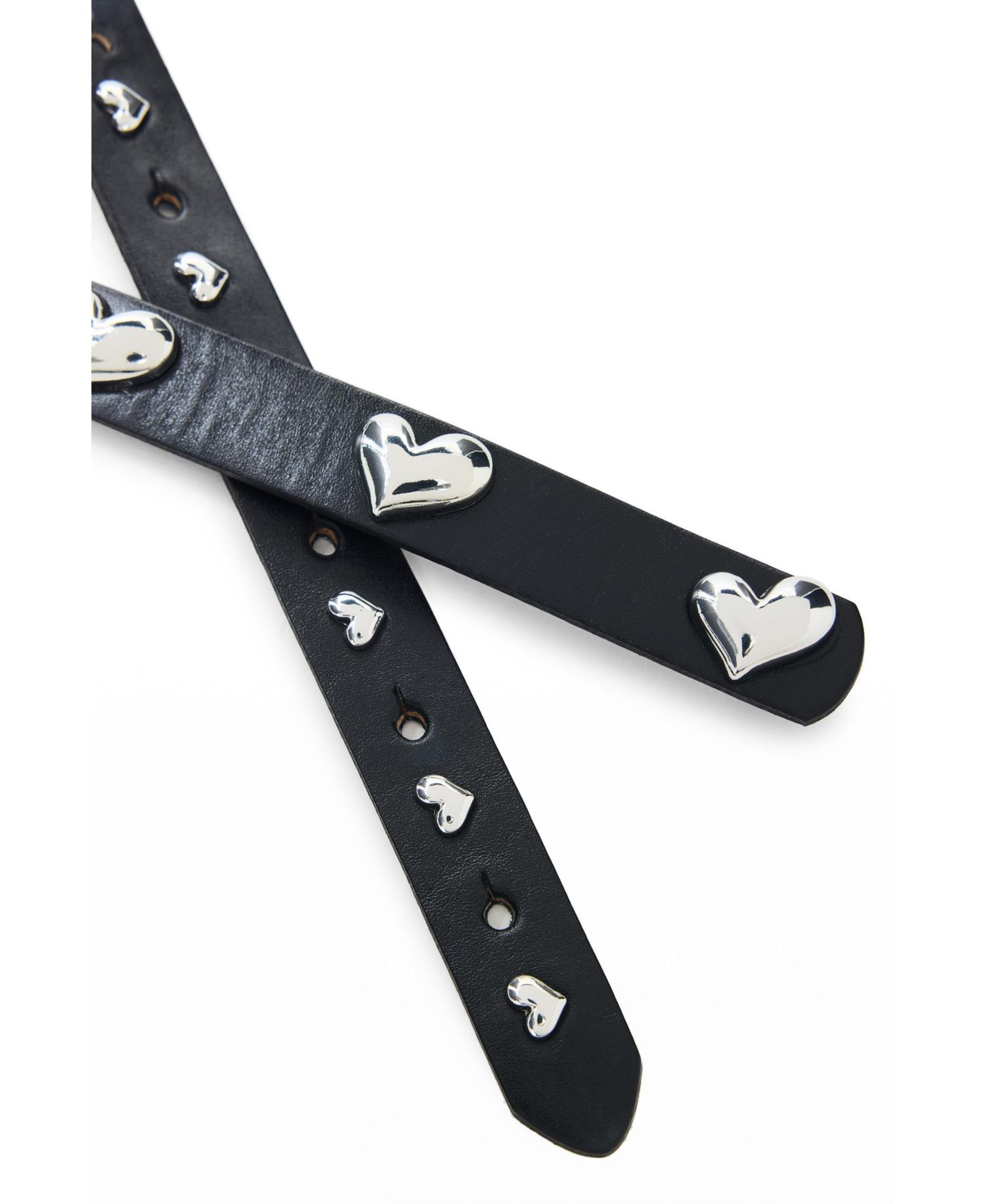 Women's Belt Leather Logo Buckle