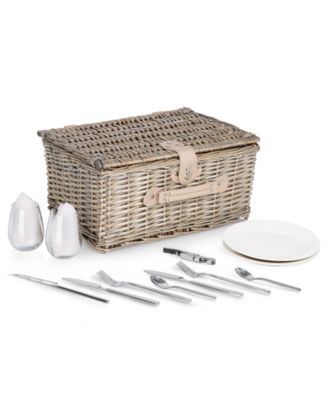 15-Piece Picnic Basket, Service for 2