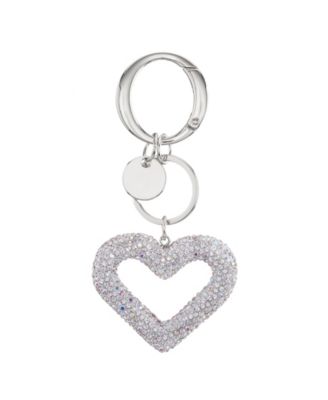 Heart Crystal Bag Charm