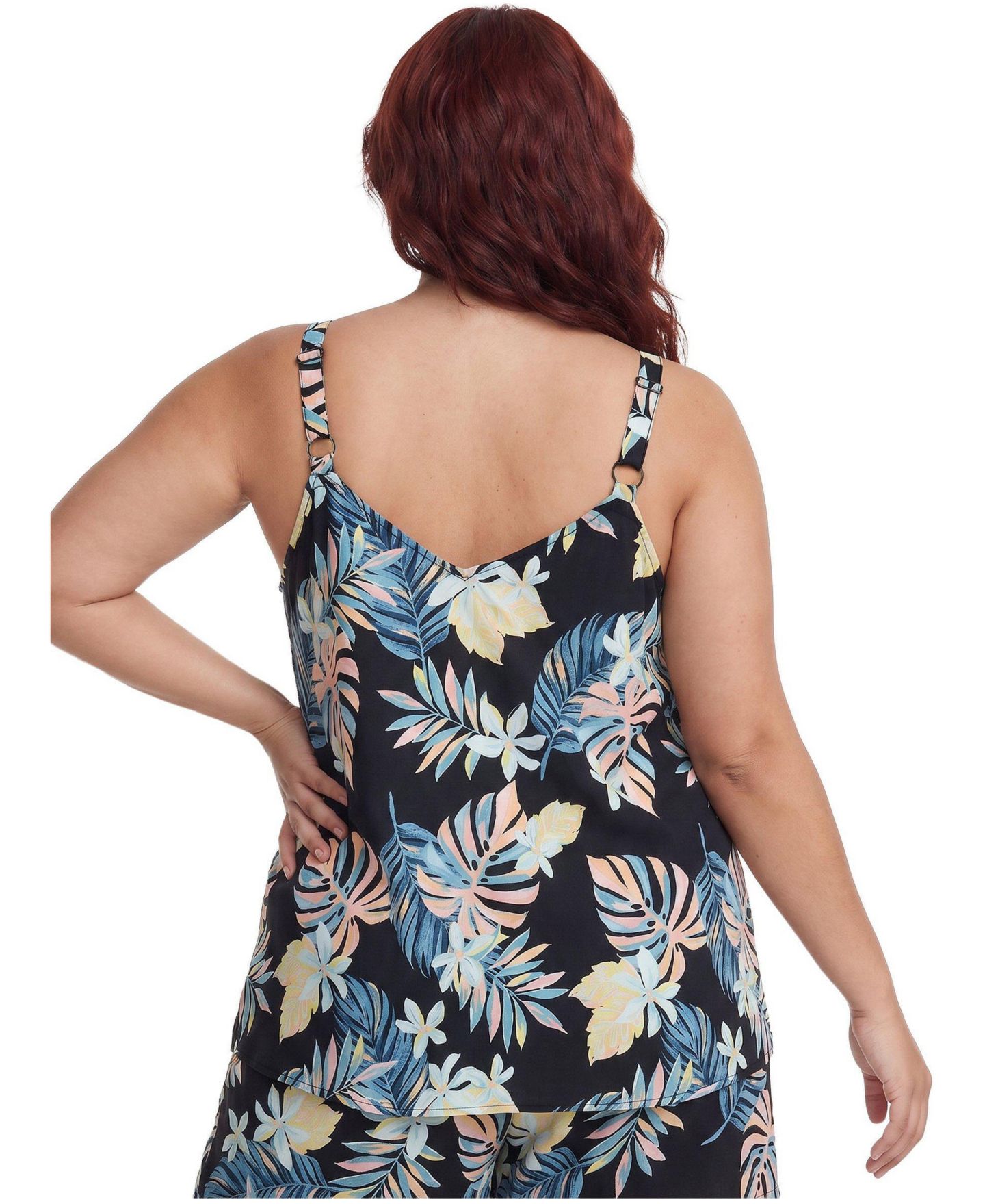 Женский топ Torrid Plus Size Sophie Challis Swing, цвет: Разноцветный — фото 3
