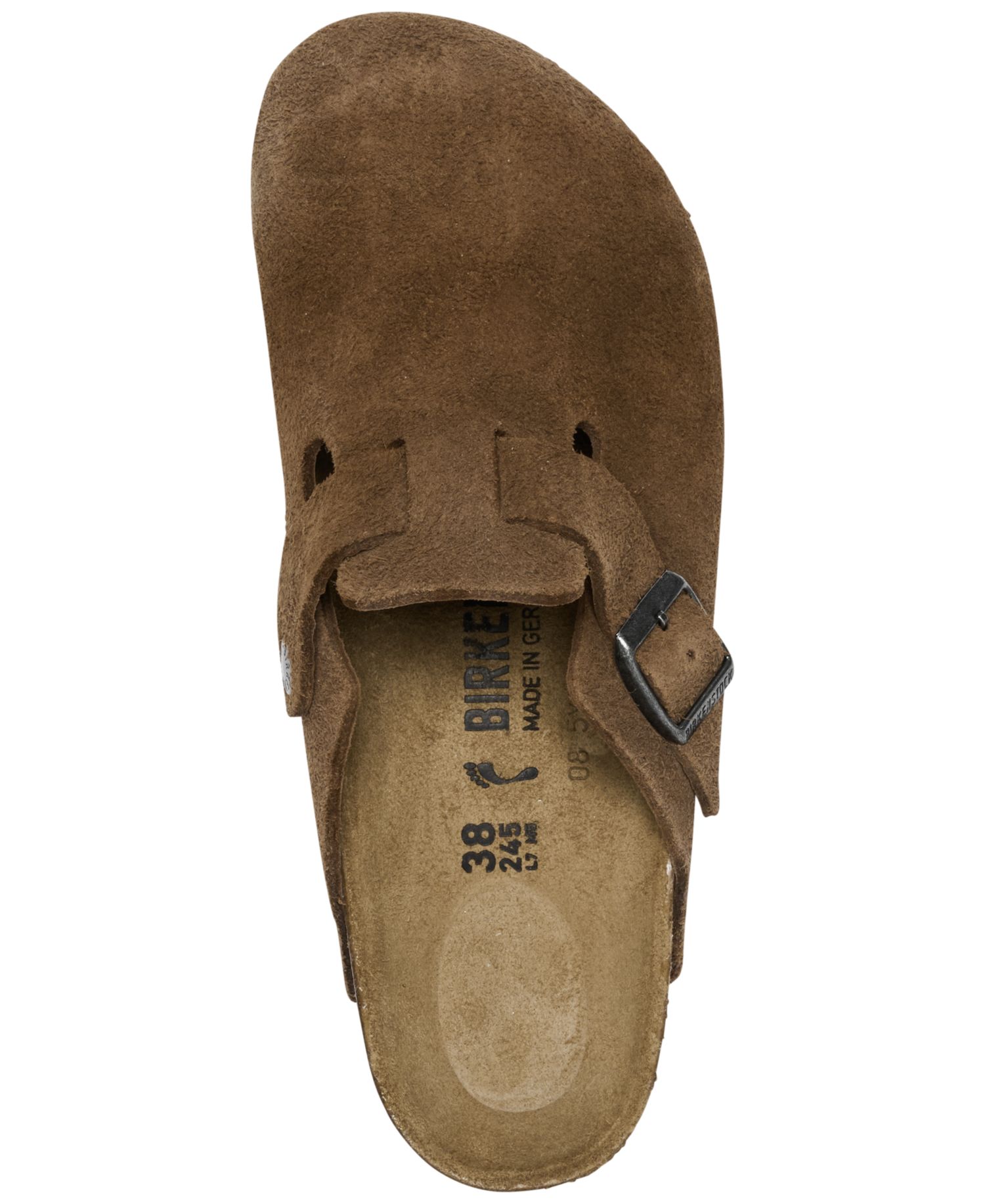 Women's Boston Suede Leather Casual Clogs from Finish Line